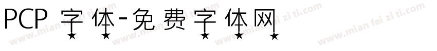 PCP 字体字体转换